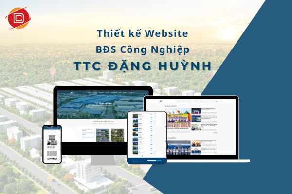 Thiết kế website Bất động sản Công nghiệp TTC Đặng Huỳnh