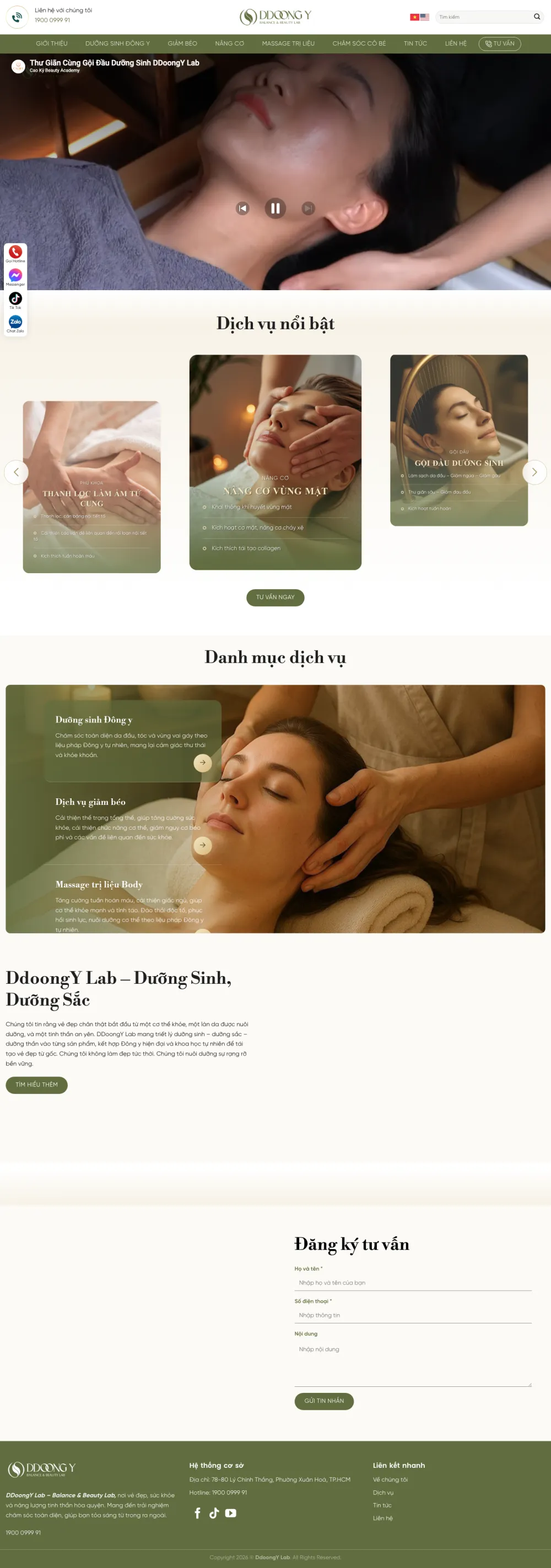 Giao diện Beauty Lab DDoongY