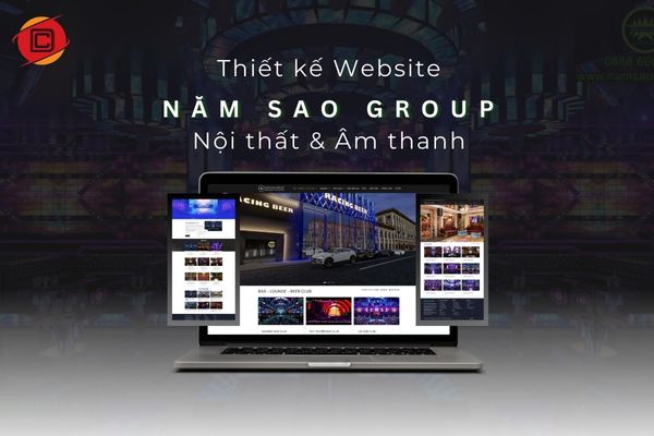 Thiết kế Website Nội thất và Âm thanh - NĂM SAO GROUP