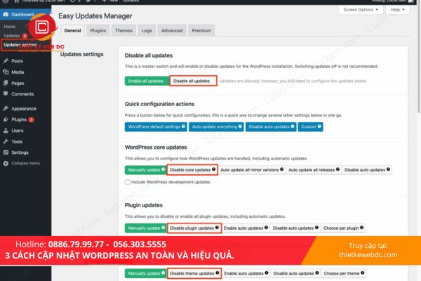 3 cách cập nhật WordPress an toàn và hiệu quả.