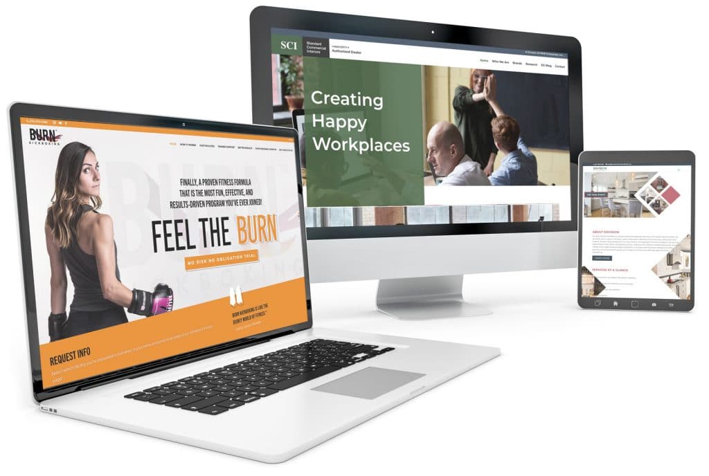 website mockup