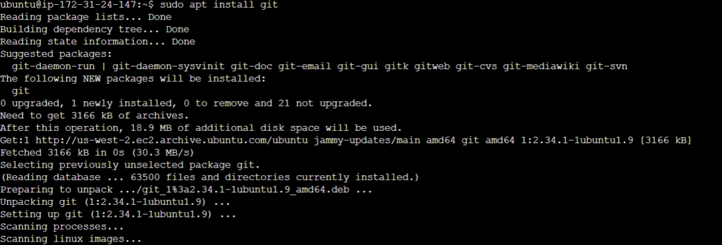 Hướng dẫn cài đặt Git trên Ubuntu 22.04 từ A đến Z cho lập trình viên mới 2 Cài đặt Git
