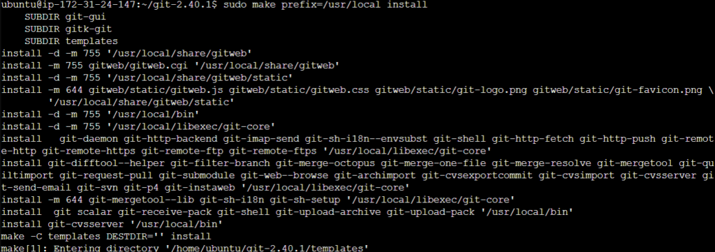 Hướng dẫn cài đặt Git trên Ubuntu 22.04 từ A đến Z cho lập trình viên mới 9 Git 8 1024x361 1