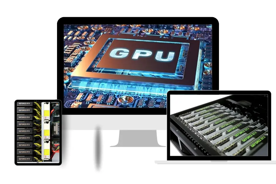 Thuê Máy Chủ GPU A100 CHO GAMING 33 Minimalist Neutral Multi Device Computer Mockup Website Launch Instagram Post 3
