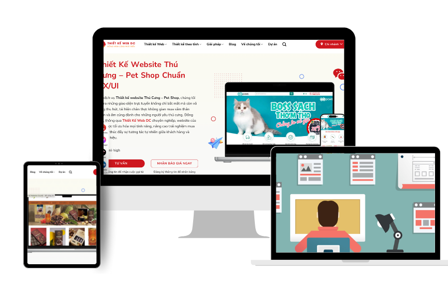 Thiết Kế Website Miễn Phí – Chỉ Cần Mua Hosting 1 Thiết kế Website miễn phí cho Hộ Kinh Doanh