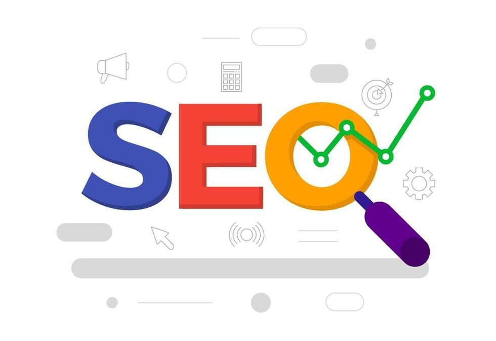 Dịch vụ SEO tổng thể từ khóa tphcm chuyên nghiệp cam kết 2 flat design concept seo search engine optimize illustrate free vector e1751853426275